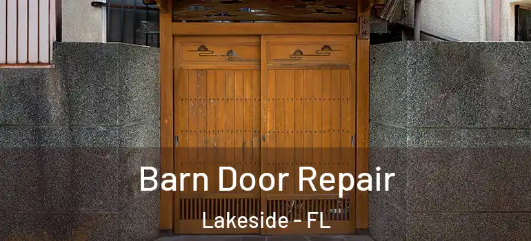 Barn Door Repair Lakeside - FL