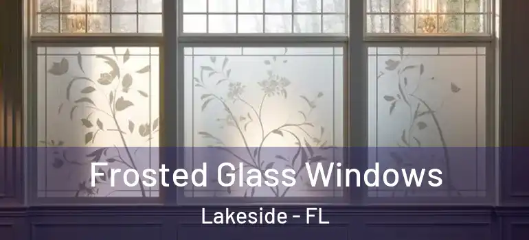 Frosted Glass Windows Lakeside - FL