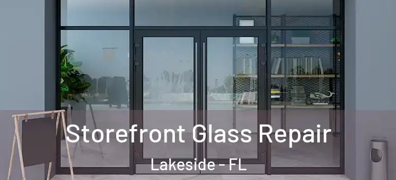 Storefront Glass Repair Lakeside - FL