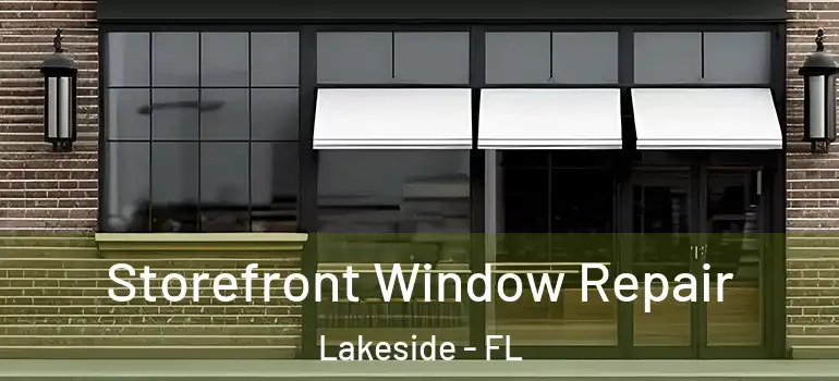 Storefront Window Repair Lakeside - FL