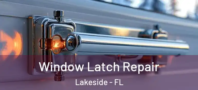 Window Latch Repair Lakeside - FL